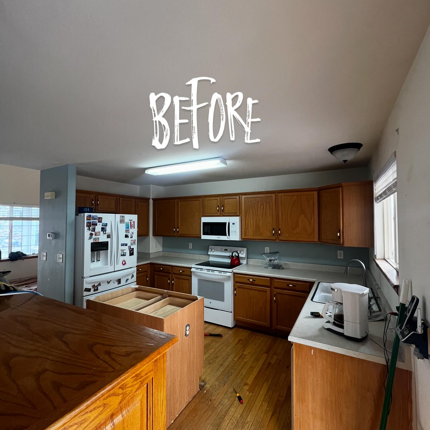 Aurora Shaker Kitchen before